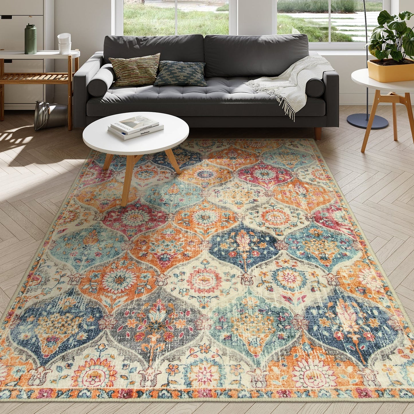CLEANING RUG Moroccan Trellis Cream/Multi Carpets