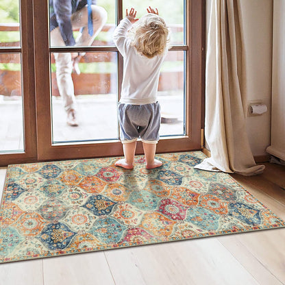 CLEANING RUG Moroccan Trellis Cream/Multi Carpets