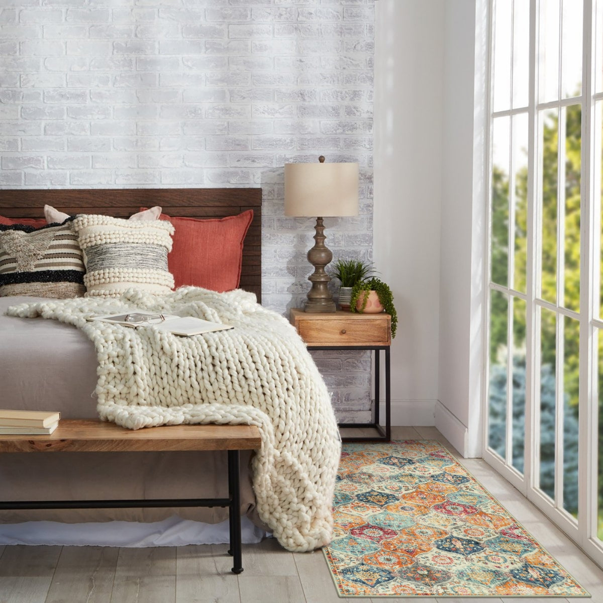 CLEANING RUG Moroccan Trellis Cream/Multi Carpets