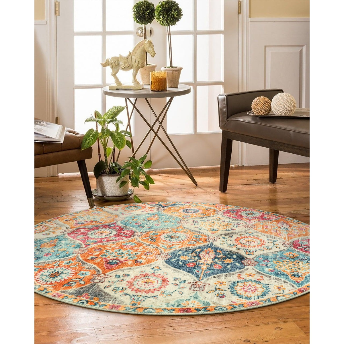 CLEANING RUG Moroccan Trellis Cream/Multi Carpets